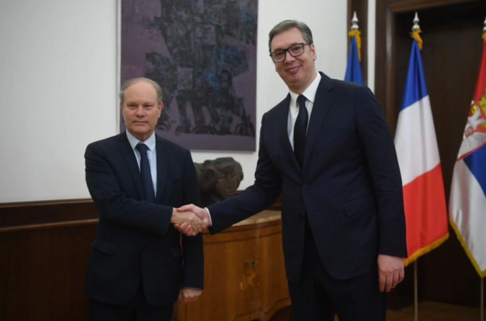 Vučić ugostio Trokaza: "Posebno sam naglasio apsurd članstva tzv. Kosova u SE"
